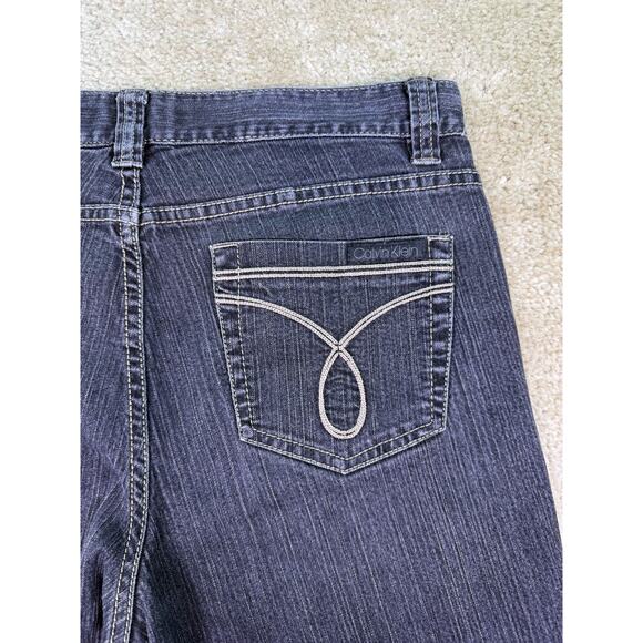 Calvin Klein Women's Mid Rise Skinny Denim Jeans size 31/12 Stretch C550 - Picture 6 of 13